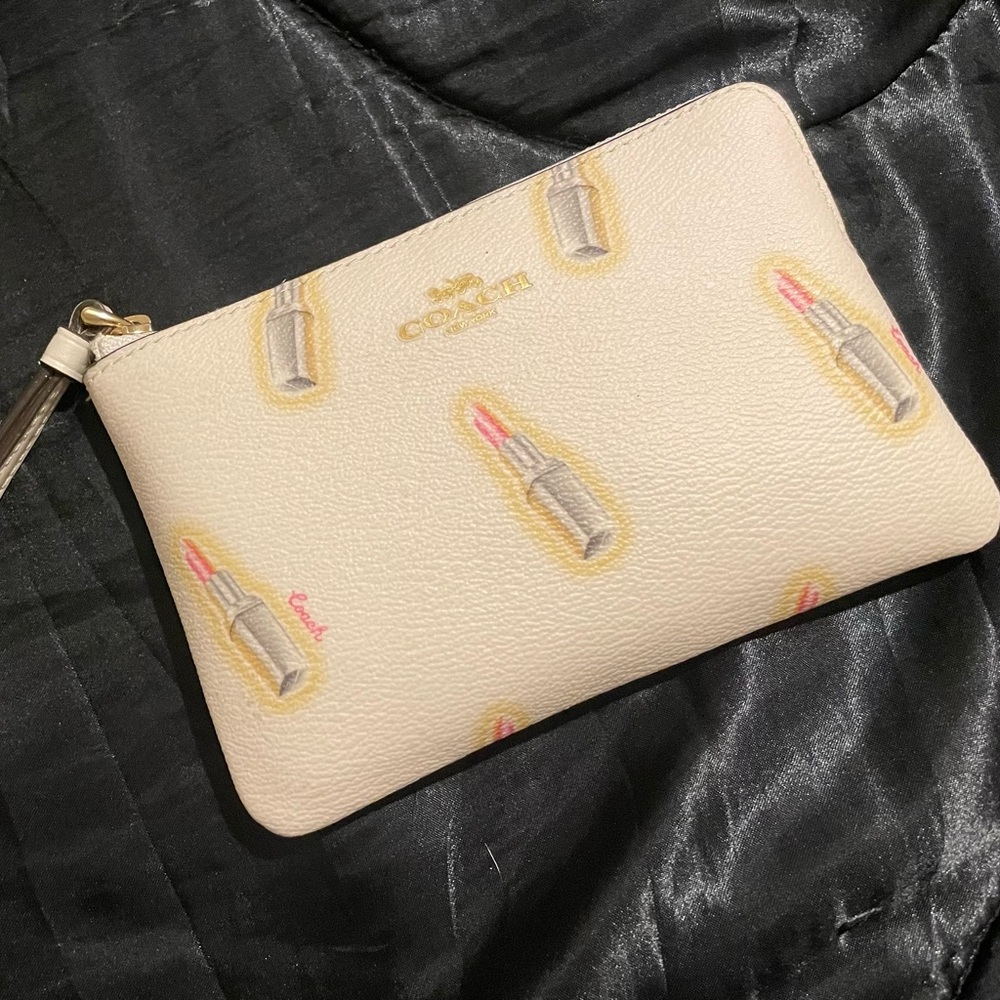 Coach lipstick wristlet